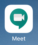 GoogleMeetのアイコンから起動